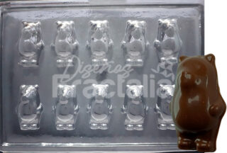 Molde Ositos escandalosos de pie