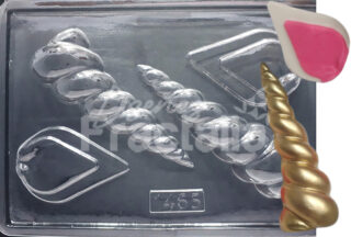 Molde cuerno y orejas de unicornio