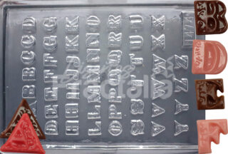 Molde abecedario fresas