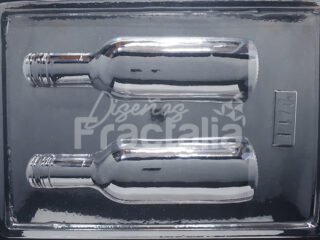 Molde botella vino pequena 3d