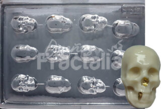 Molde calaveras pequenas 3d