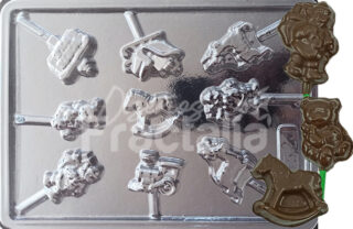 Molde Papa Noel chupetas