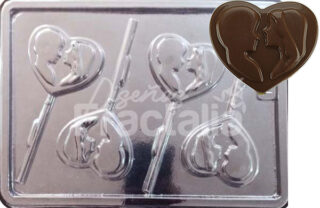 Molde corazon novios