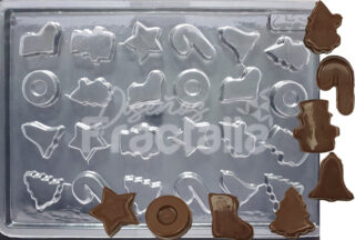 Molde figuras navidad calendario adviento 2