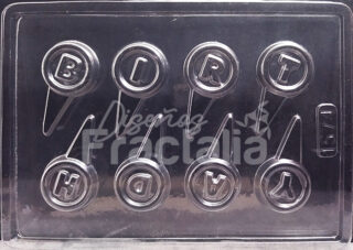 Molde Apliques Birthday