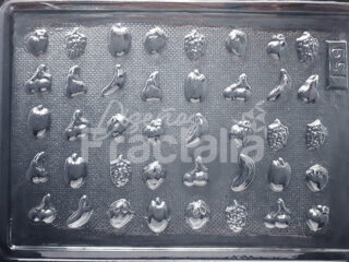 Molde Miniaturas frutas