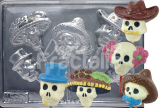 Molde Calaveras Mexicanas