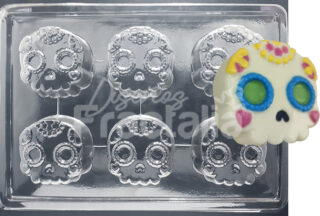 Molde Chocooreo Catrinas