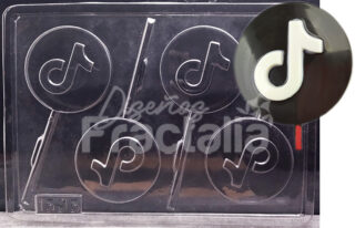 Molde Tik tok chupetas
