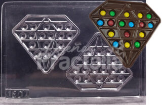 Molde Pop it diamante