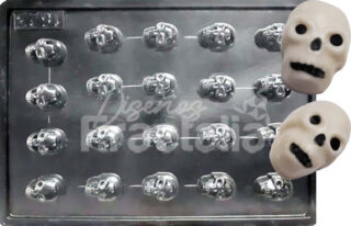 Molde Apliques Calaveras x20