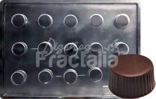 Molde bombones circulares