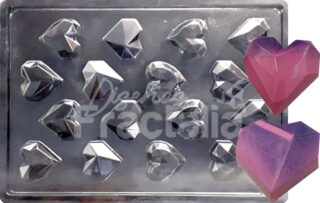 Corazones Facetados Pequeños