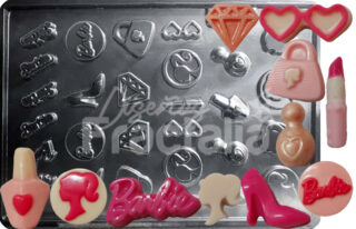 Molde Apliques Barbie