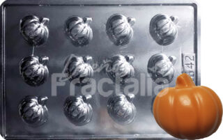 Molde calabaza bombón x 12