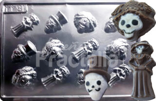 Molde Calaveras surtidas