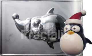 Molde Pingüino de Navidad