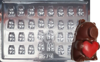 Molde aplique Capibara x32