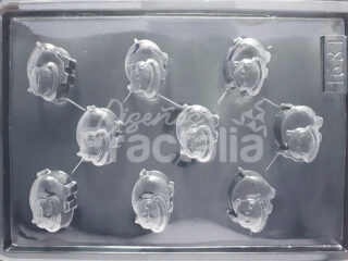 Molde hipopotamos x9