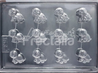 Molde tortugas x12