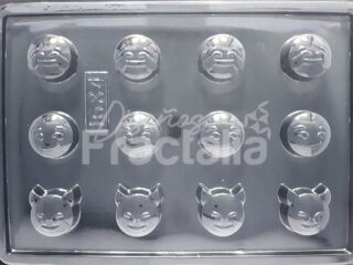 Molde emojis surtidos bombones