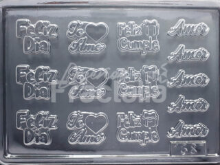 Molde feliz día, amor, feliz cumpleaños