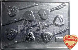 Molde Corazones te amo amor