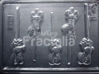 Molde Reno y bota con regalos