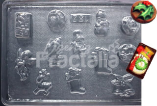 Molde Bota reno muneco de nieve