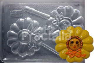 Molde Girasoles grandes con cara