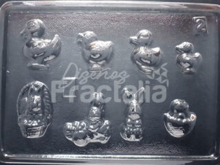 Molde Patos y conejos