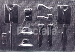 Molde Pipa camisa corbata cigarrillos