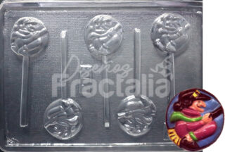 Molde Brujas en escoba