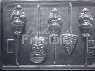 Molde Arbol noel cara y noel cuerpo