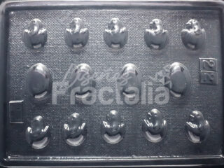 Molde Pollos y huevos