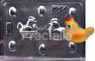 Molde Gallina y huevos