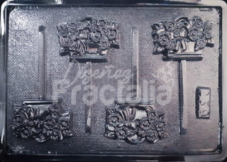 Molde Canasta de flores