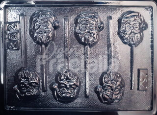 Molde Papa noel cara