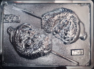 Molde Papa noel cara grande