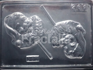 Molde Papa noel cara grande