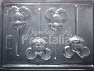 Molde Personajes Mickey y minnie