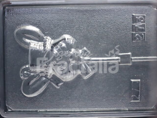 Molde Conejo grande con sombrero