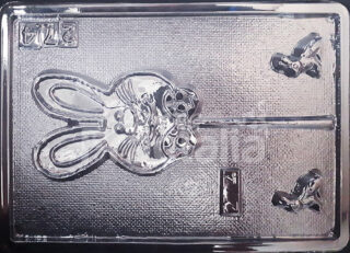 Molde Conejo grande con mono