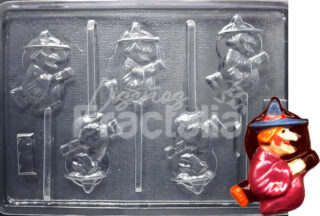 Molde Bruja en escoba