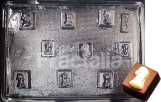 Molde Fichas de ajedrez