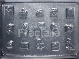 Molde Tortuga caballo conejo gato