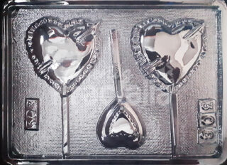 Molde Corazon flechado
