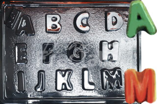 Molde Abecedario grande a-m