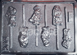 Molde Personajes Vilma y pedro picapiedra