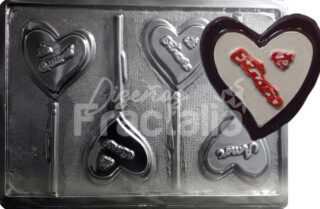 Molde Corazones amor, te extraño, te quiero